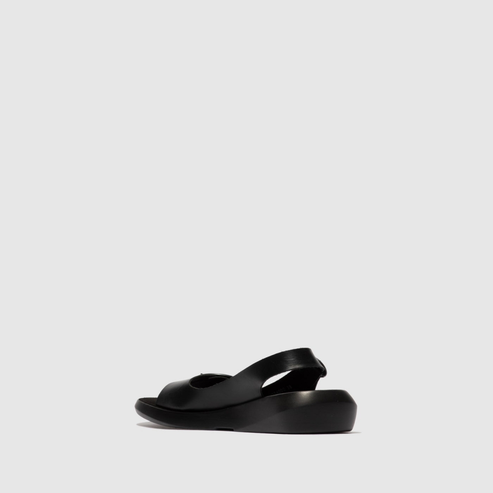 Black Fly London Sling-Back Women's Sandals | USA90USTJ