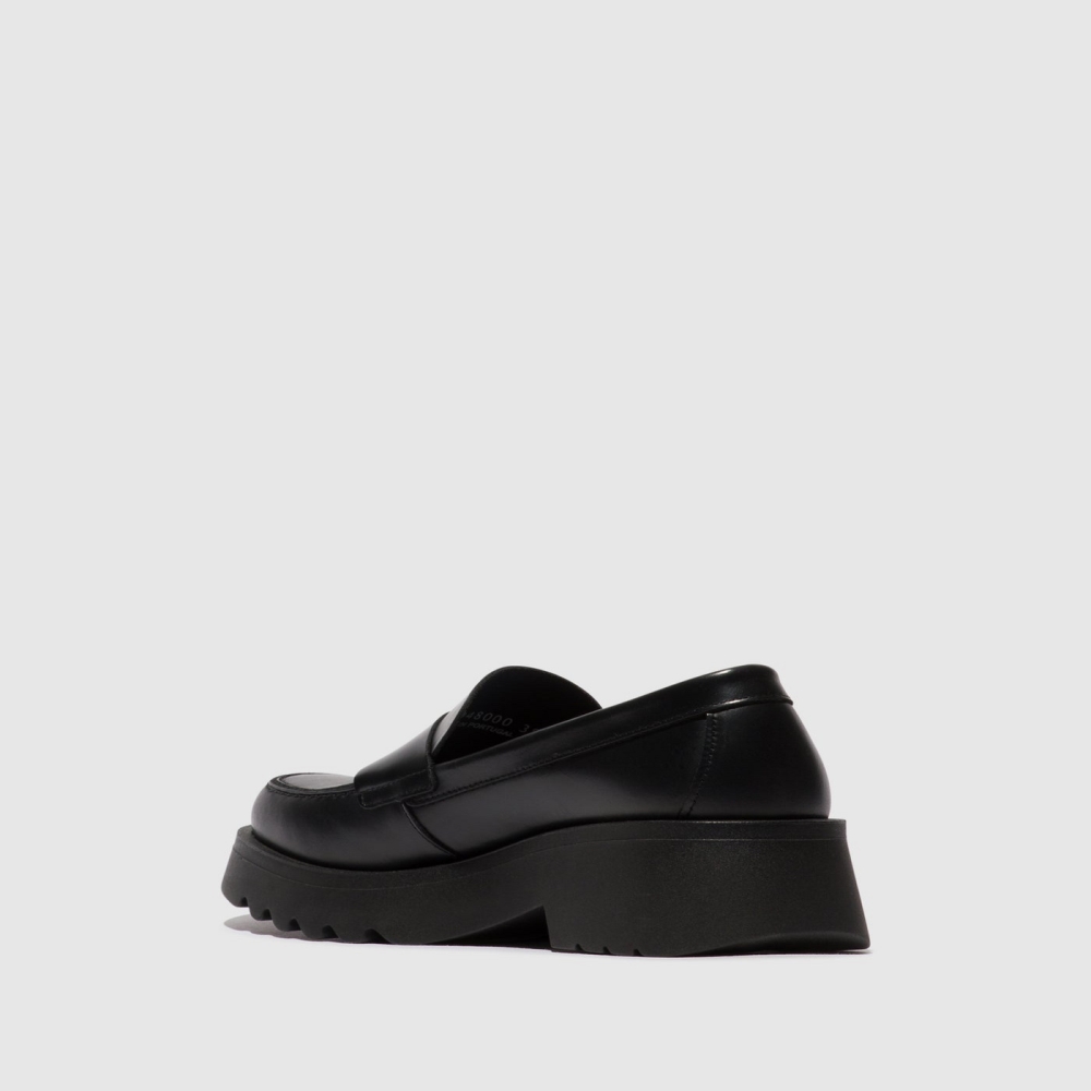 Black Fly London Slip-on Women's Loafers | USA26AMDI