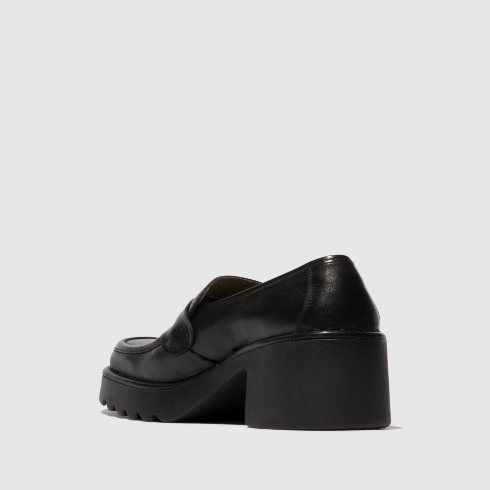 Black Fly London Slip-on Women's Loafers | USA75AFJR