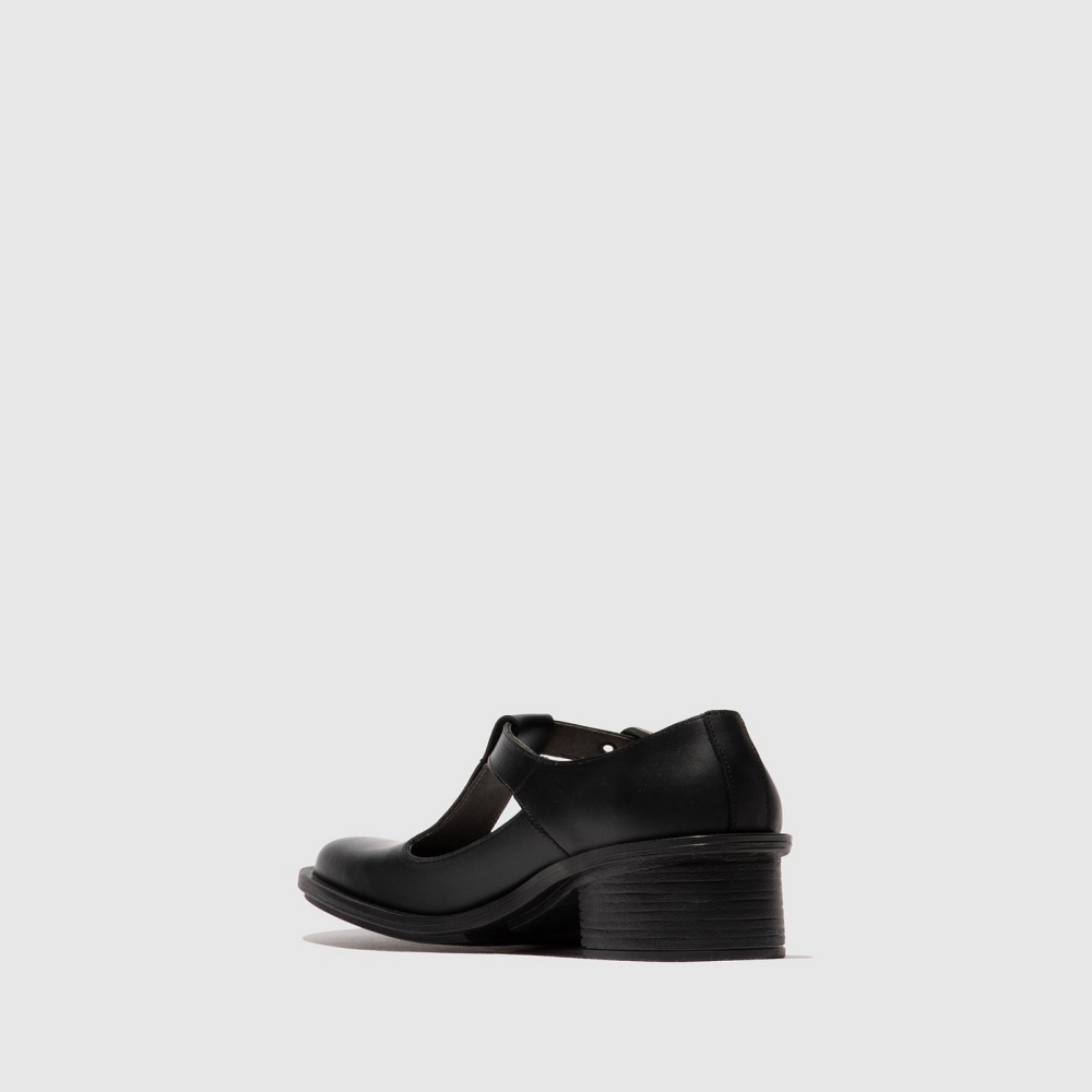 Black Fly London Slip-on Women's Mary Jane Shoes | USA12AHSJ