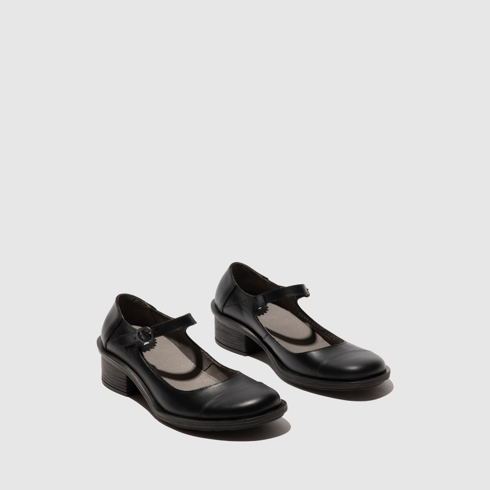 Black Fly London Slip-on Women's Mary Jane Shoes | USA28CVUX