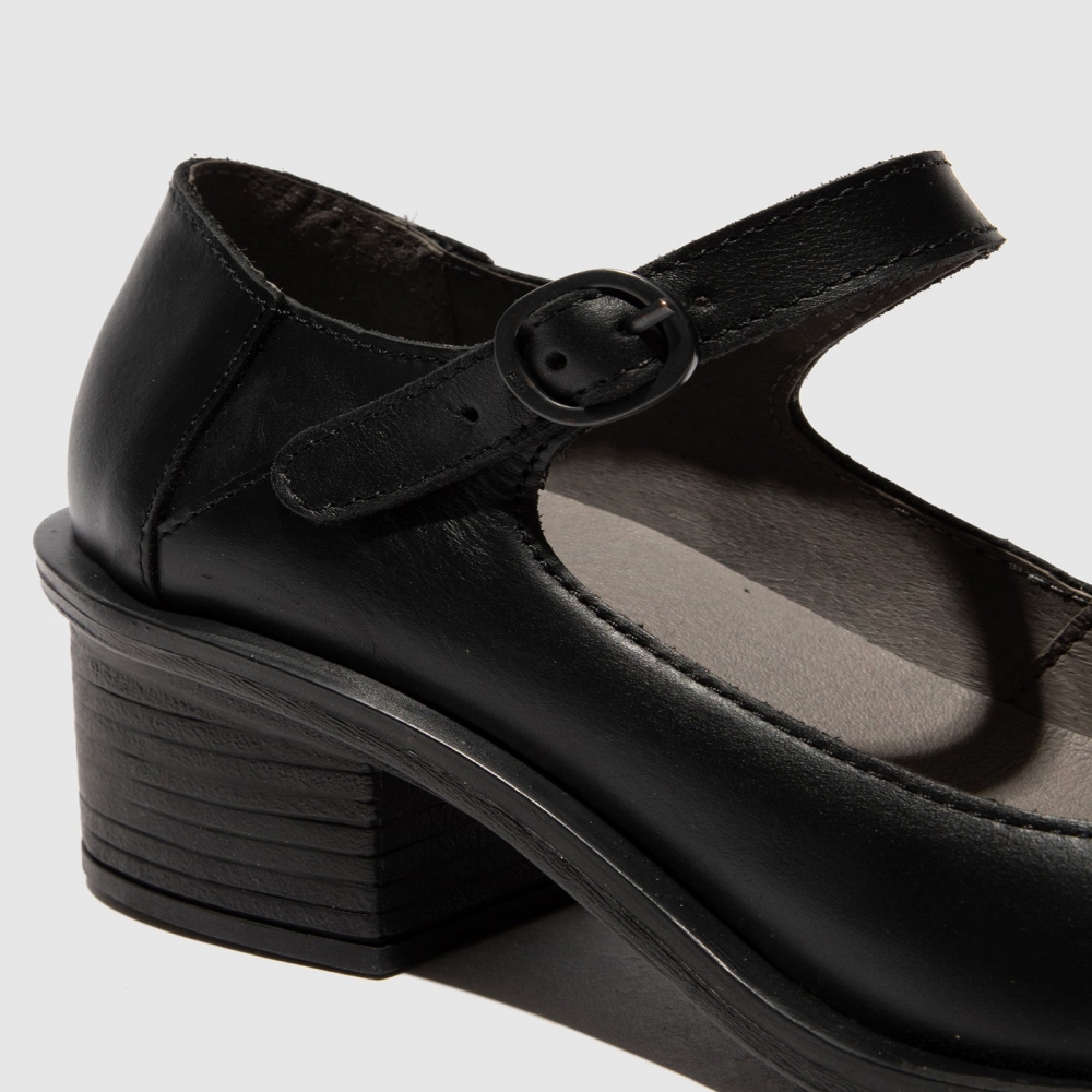 Black Fly London Slip-on Women's Mary Jane Shoes | USA28CVUX