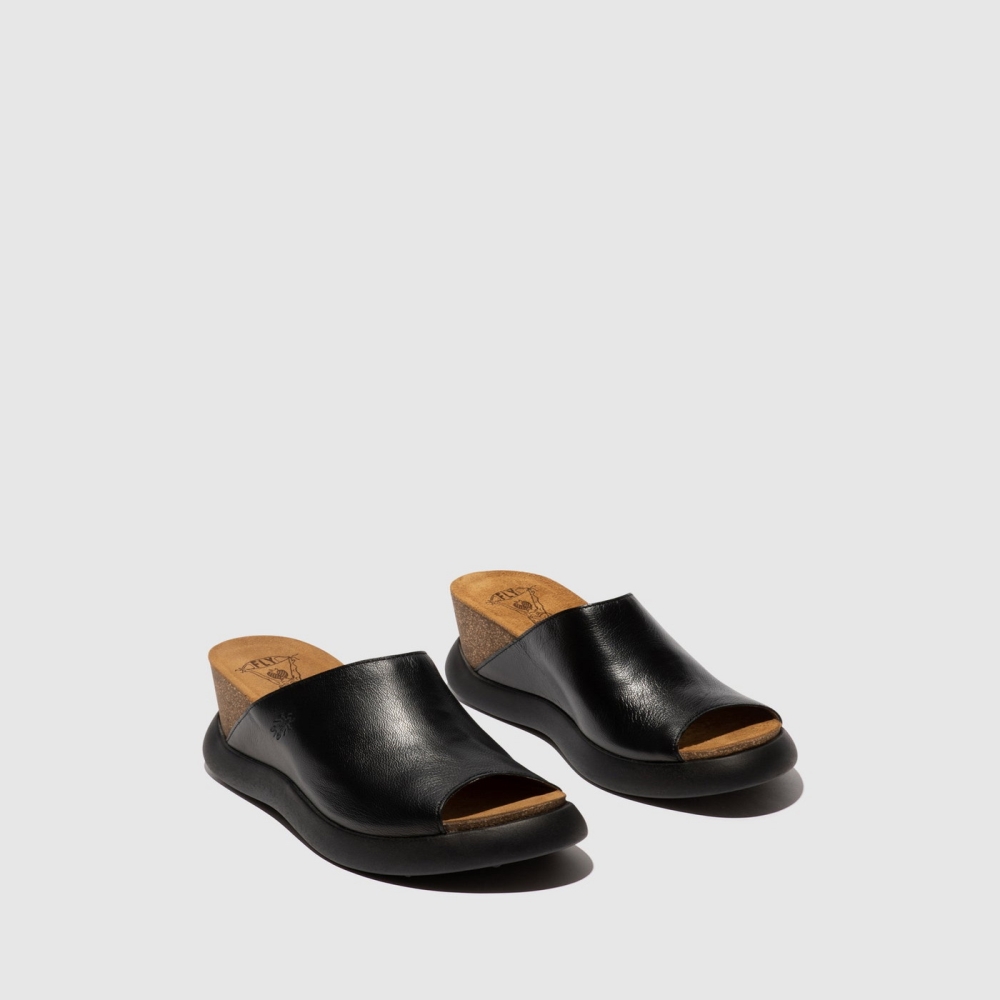 Black Fly London Slip-on Women's Mules | USA52CUAI