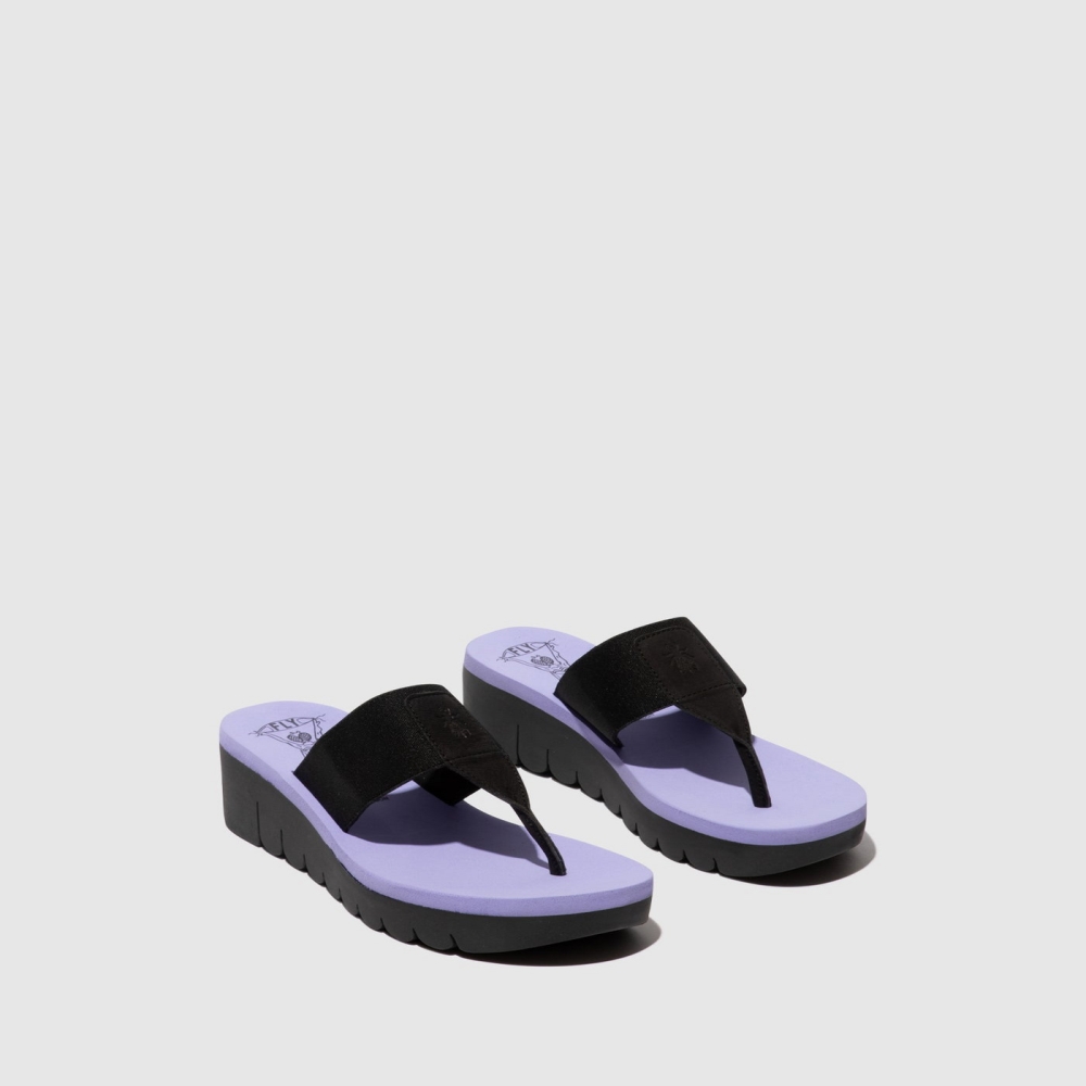 Black Fly London Slip-on Women's Mules | USA96PINY