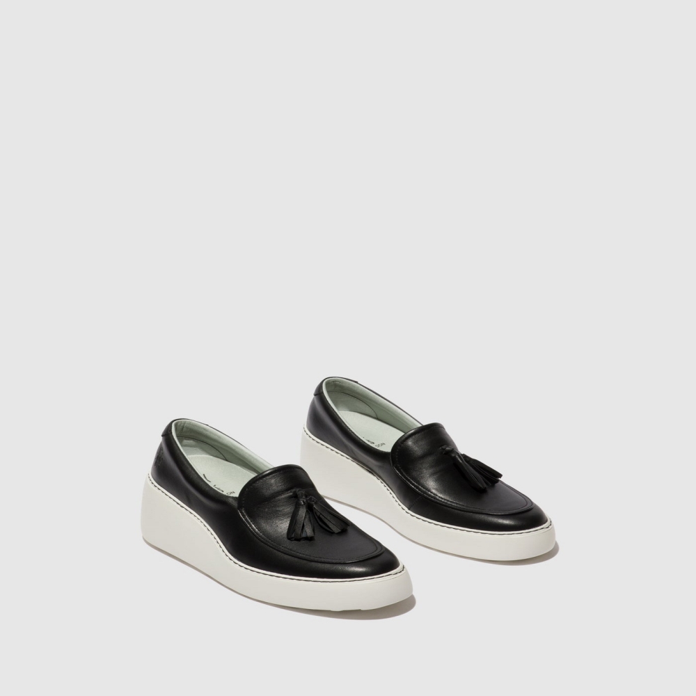 Black Fly London Slip-on Women's Trainers | USA62TVAW