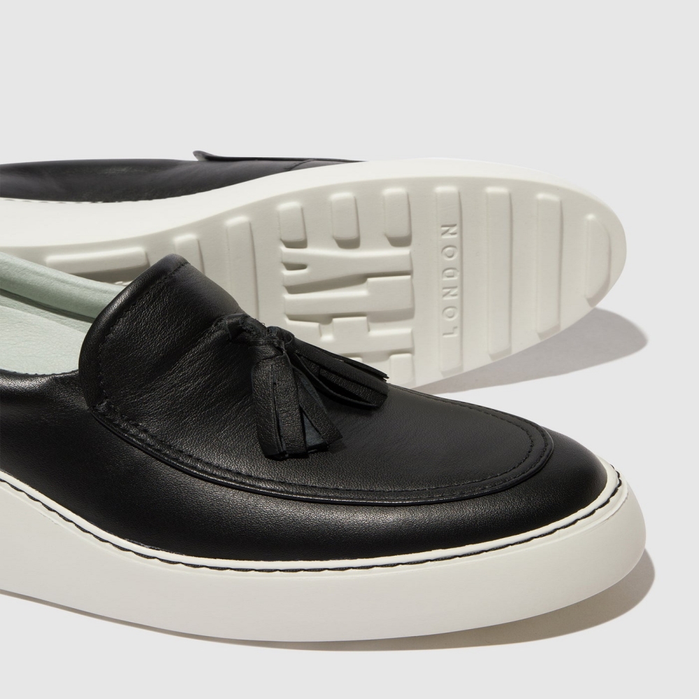 Black Fly London Slip-on Women's Trainers | USA62TVAW