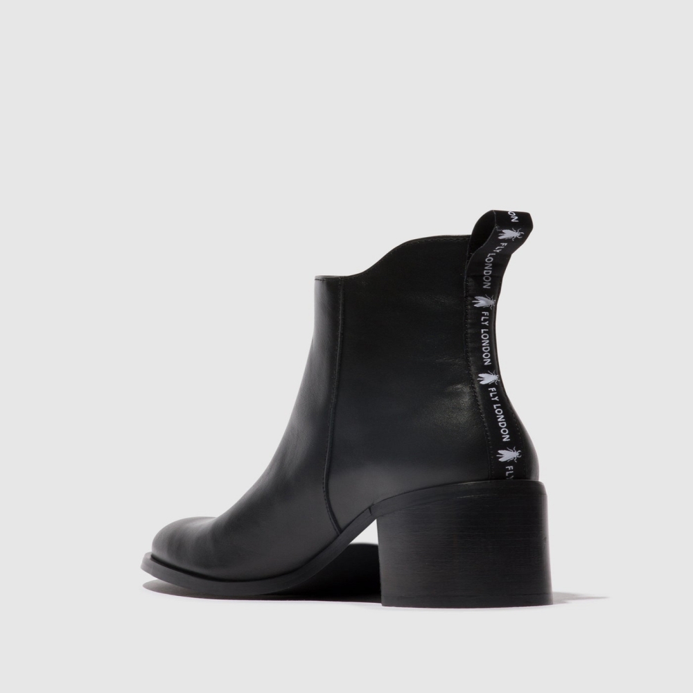 Black Fly London Zip Up Women's Ankle Boots | USA06MNFI