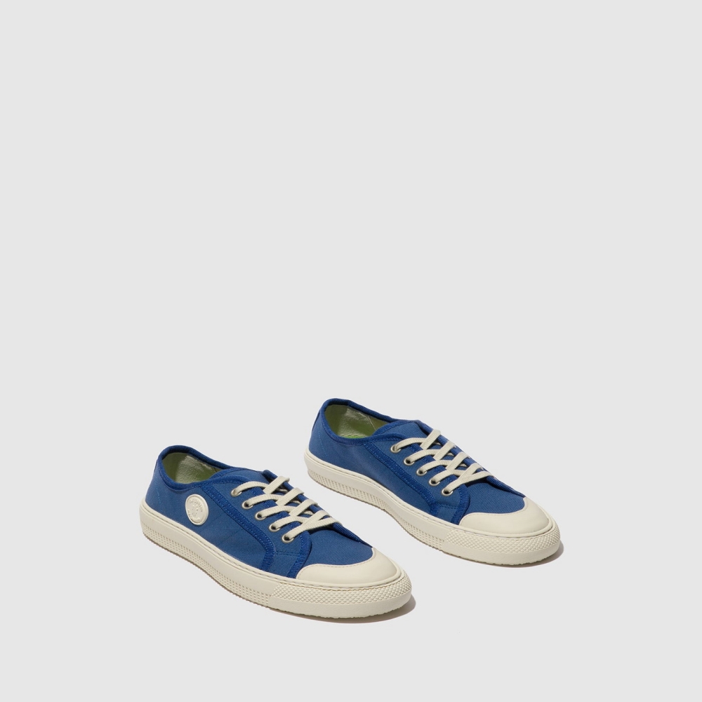 Blue Fly London Lace-up Women's Trainers | USA31YJZW