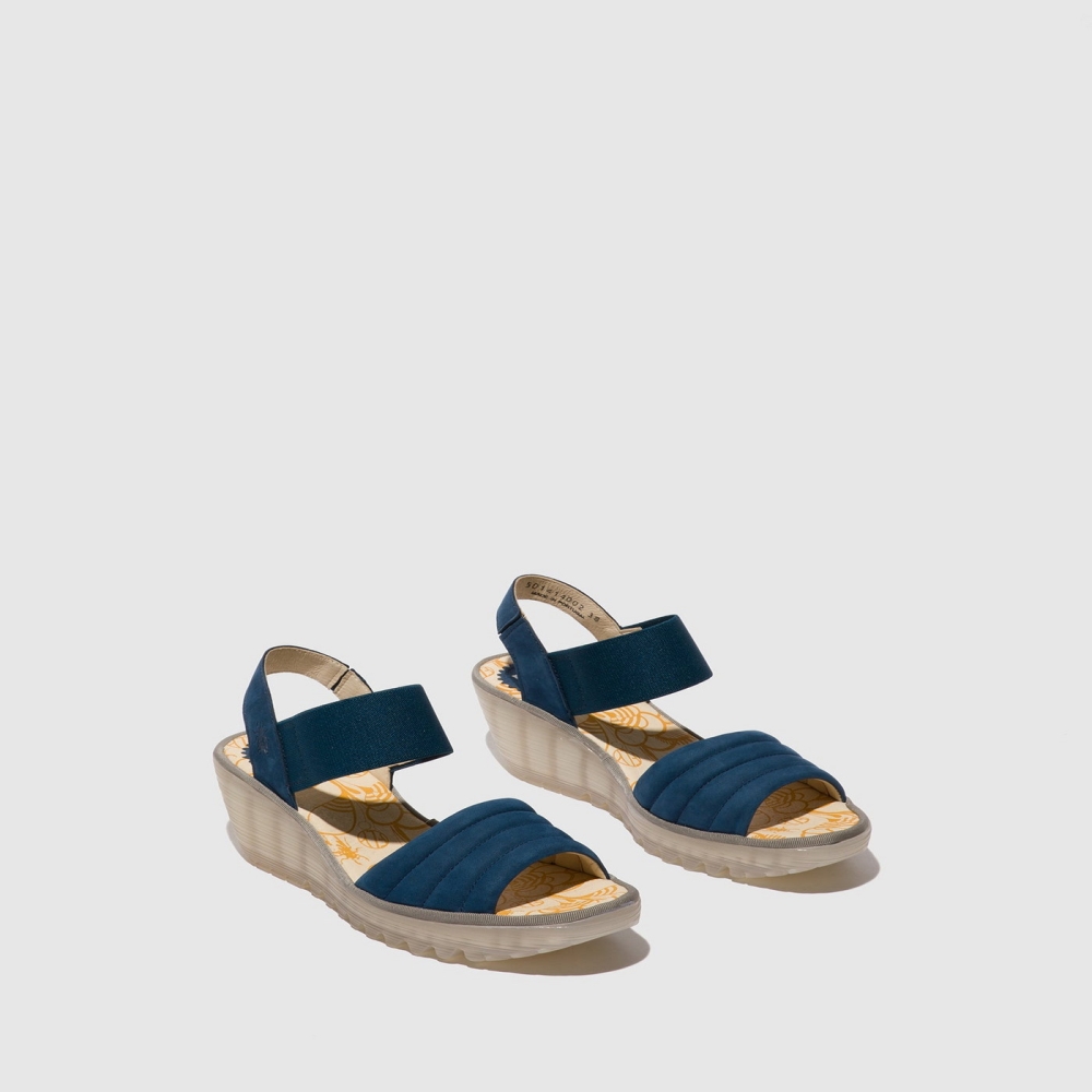 Blue Fly London Sling-Back Women's Sandals | USA04PLTY