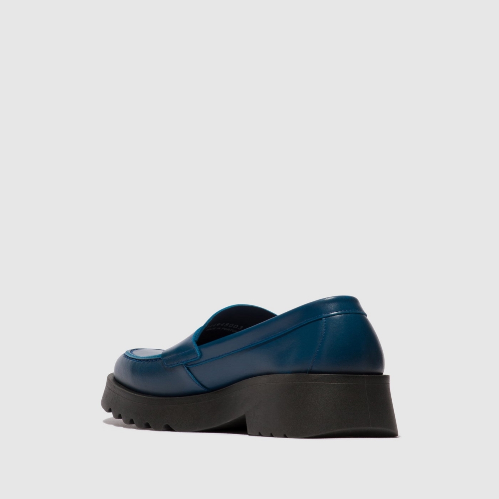 Blue Fly London Slip-on Women's Loafers | USA45YUVF