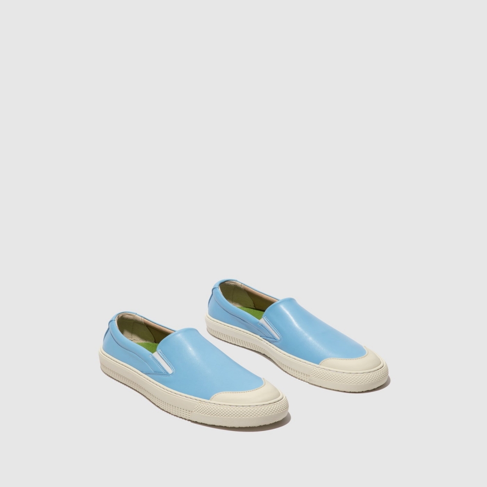 Blue Fly London Slip-on Women's Trainers | USA51JBXM