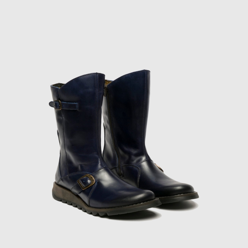 Blue Fly London Zip Up MES 2 Women's Boots | USA10GWCD