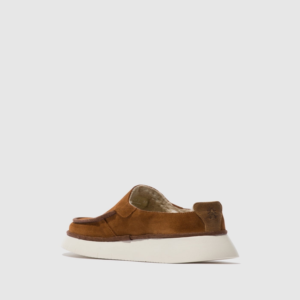 Brown Fly London Closed Women's Trainers | USA80YQOC