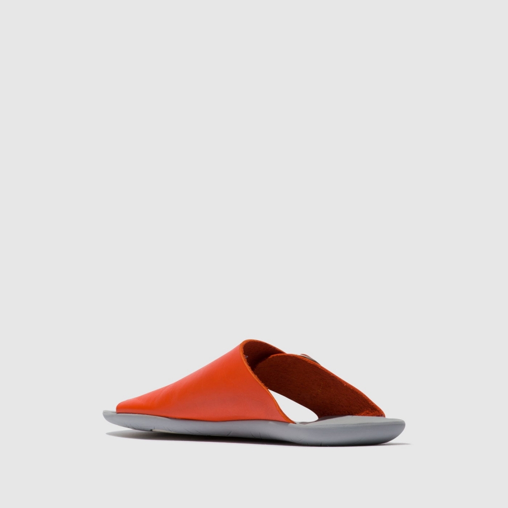 Coral Fly London Open Toe Women's Mules | USA53RKGL