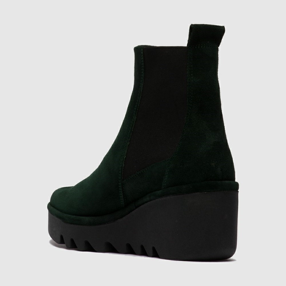 Green Fly London Pull On Women's Ankle Boots | USA32ETHW