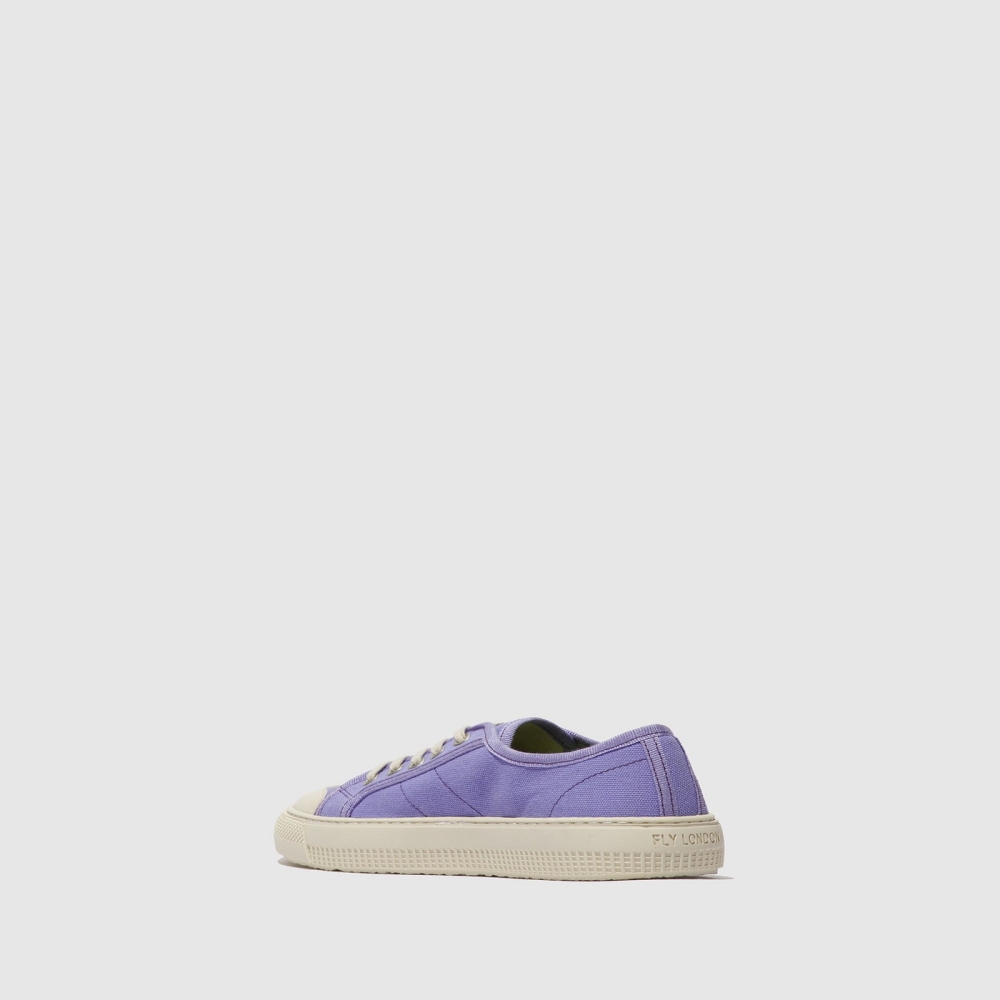 Lavender Fly London Lace-up Women's Trainers | USA09UGLF