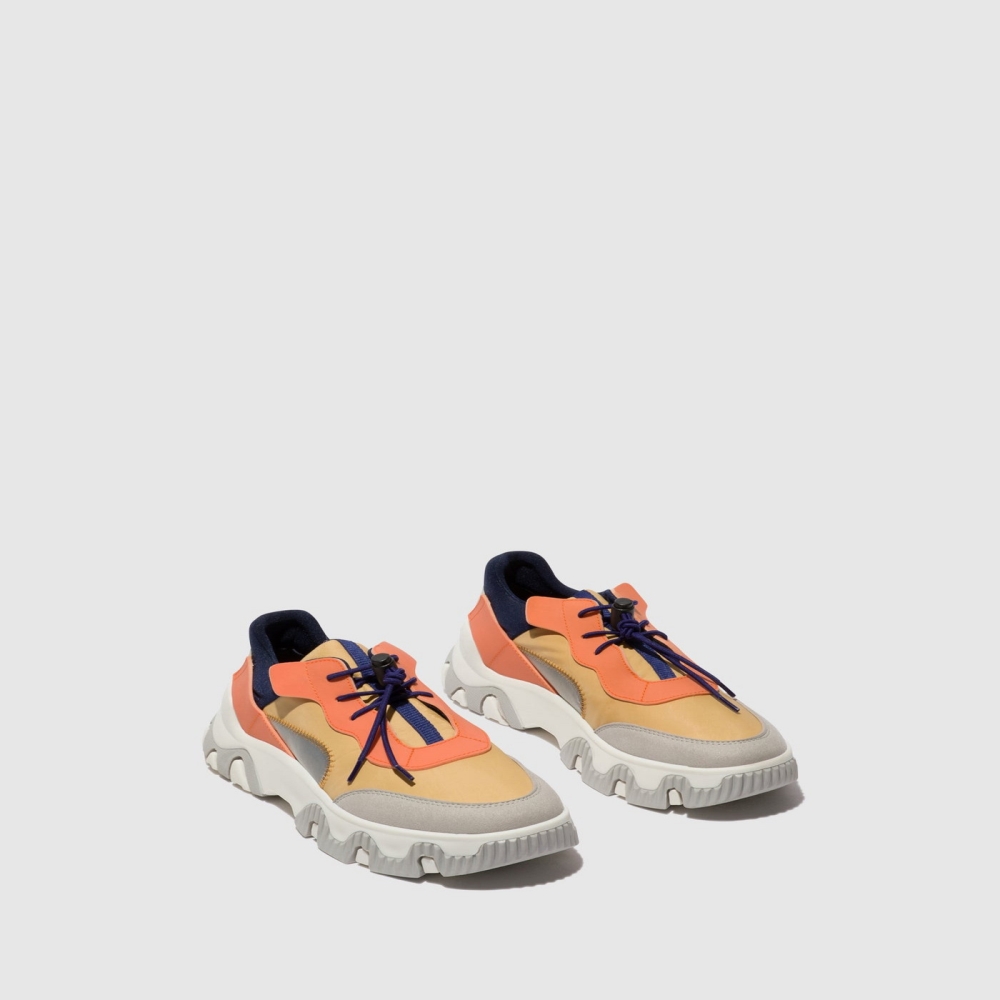 Peach Fly London Elasticated Men's Trainers | USA41THRB