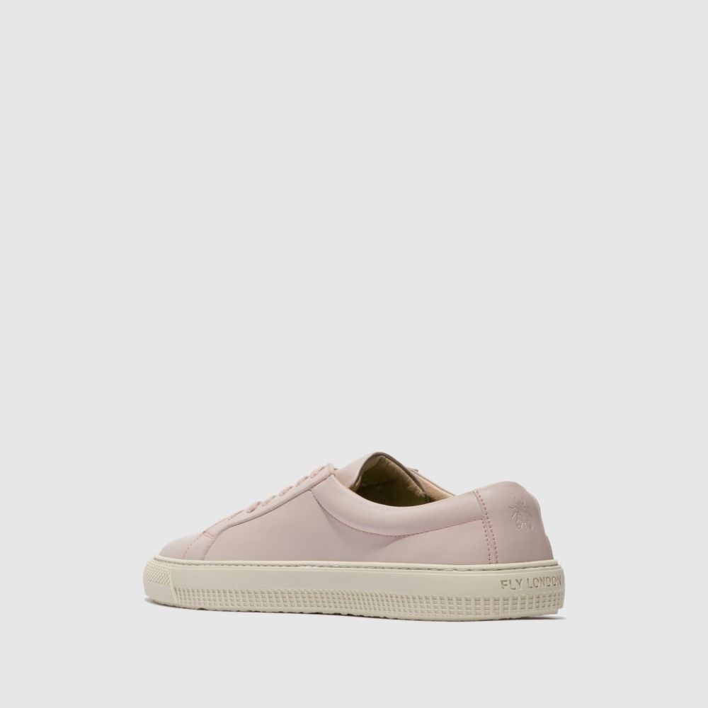 Pink Fly London Lace-up Women's Trainers | USA32ZPKY