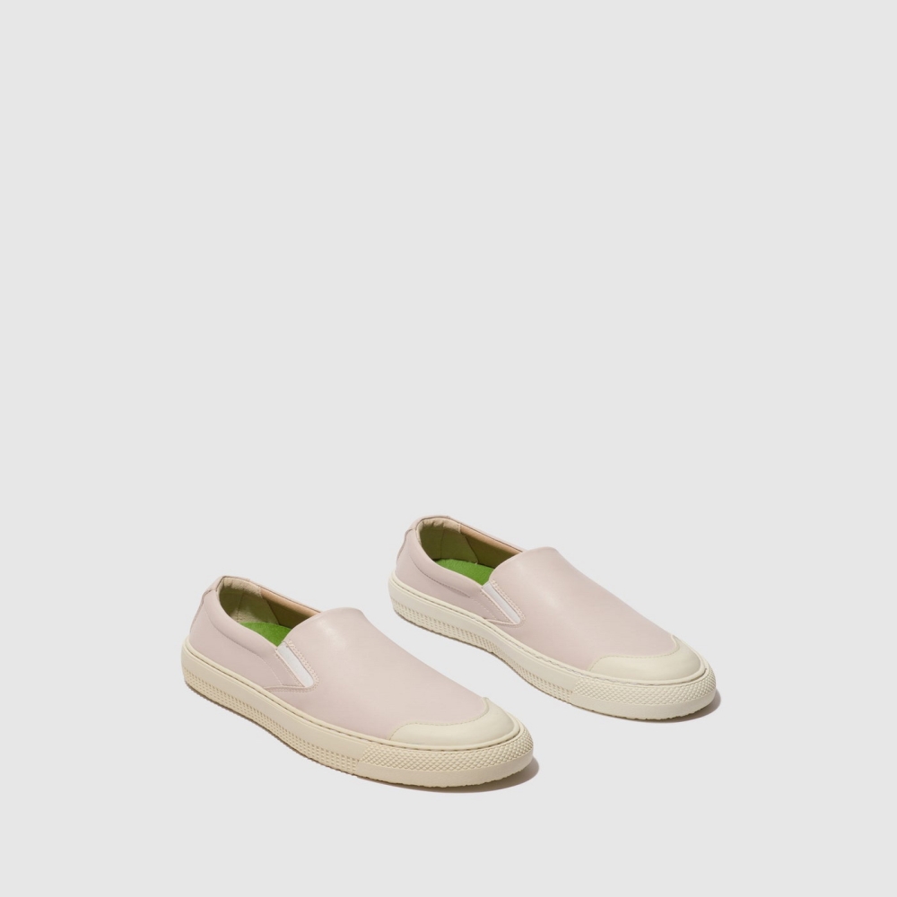 Pink Fly London Slip-on Women's Trainers | USA58DKBQ