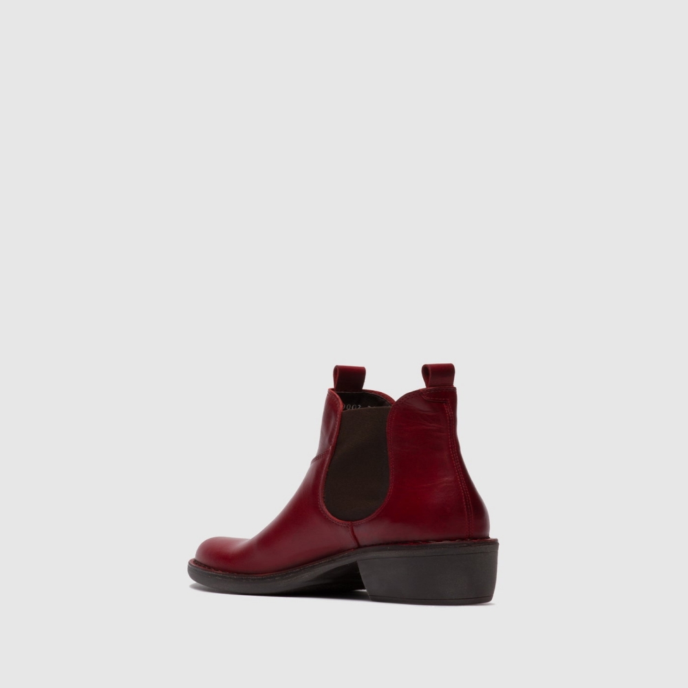 Red Fly London Chelsea Women's Ankle Boots | USA32KITV