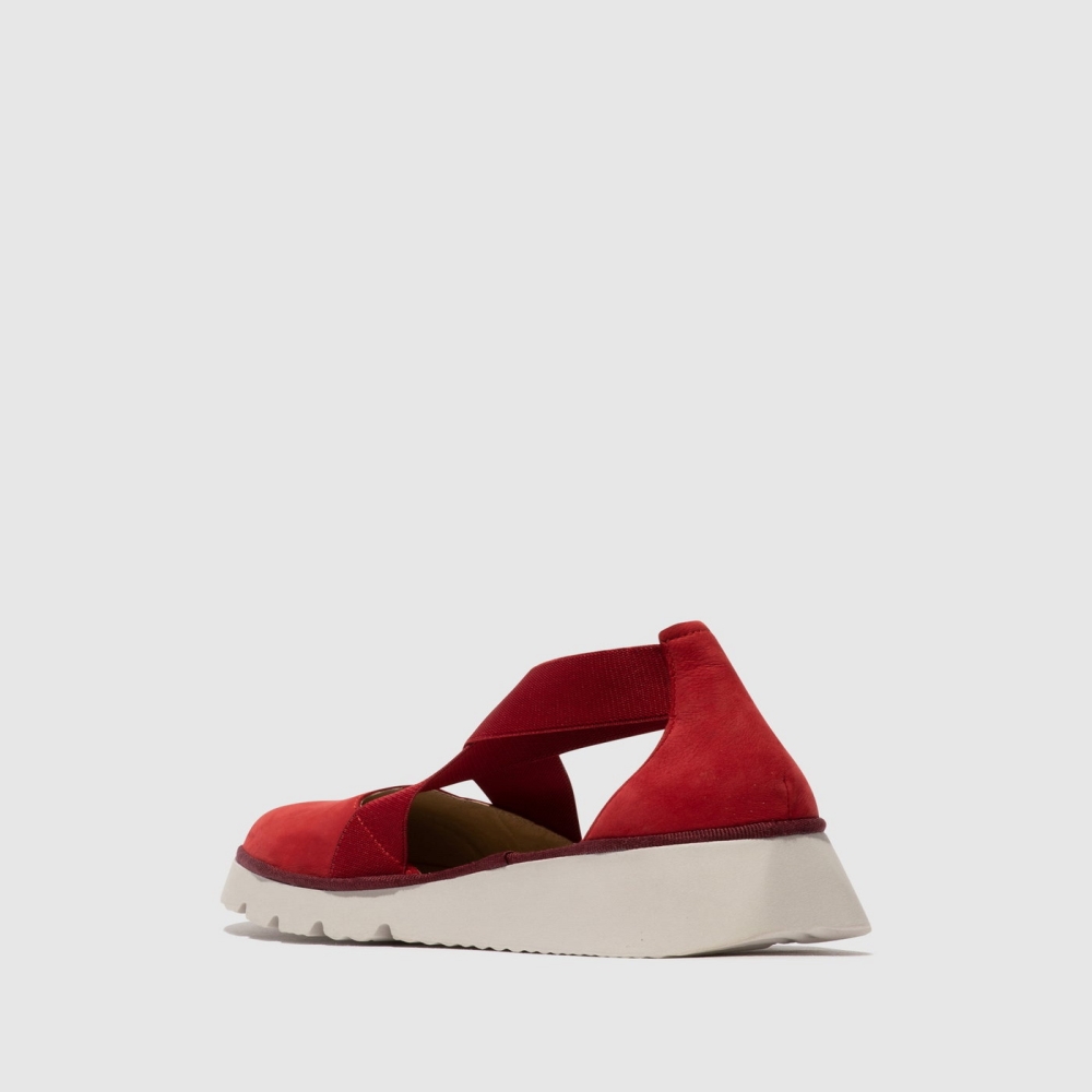 Red Fly London Elasticated Women's Trainers | USA13DYTO