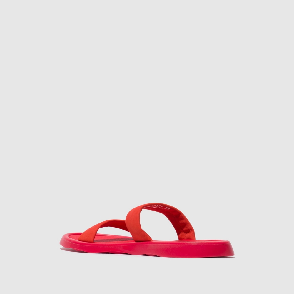 Red Fly London Flat Women's Sandals | USA37HTUJ