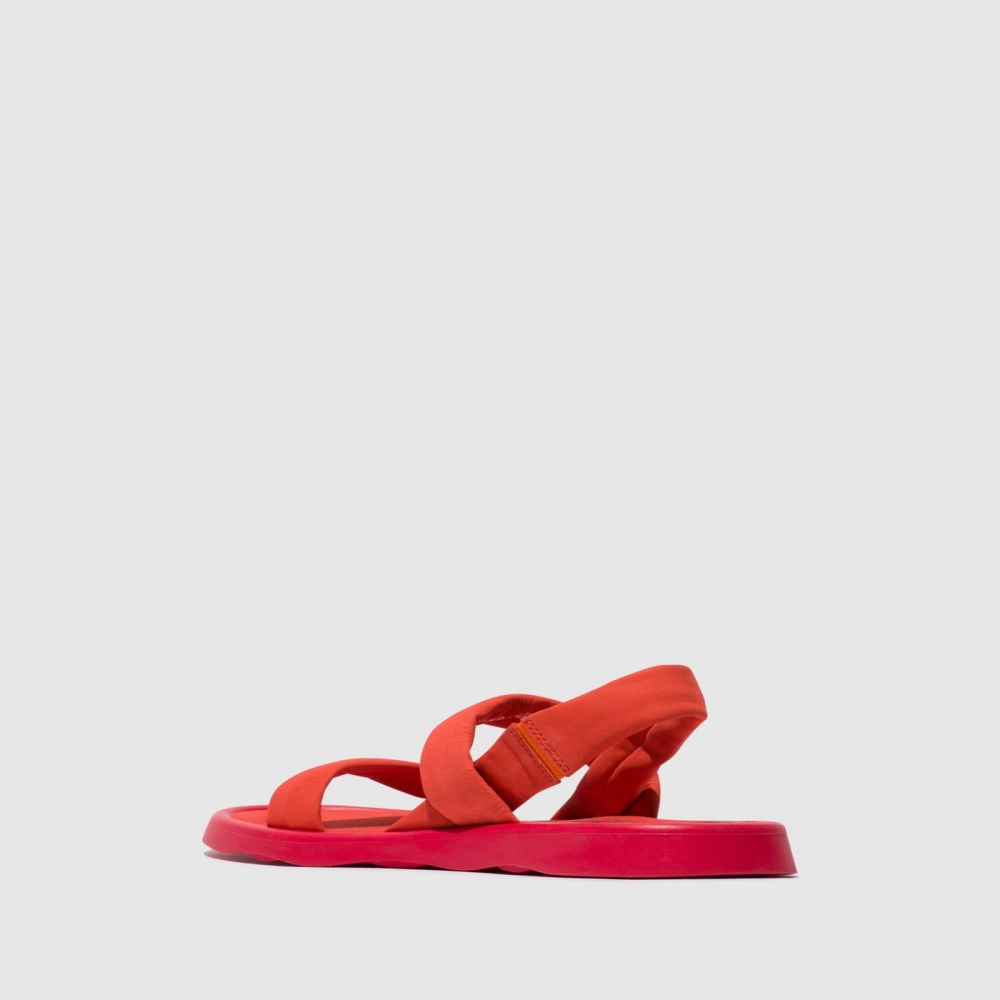 Red Fly London Sling-Back Women's Sandals | USA05PETZ