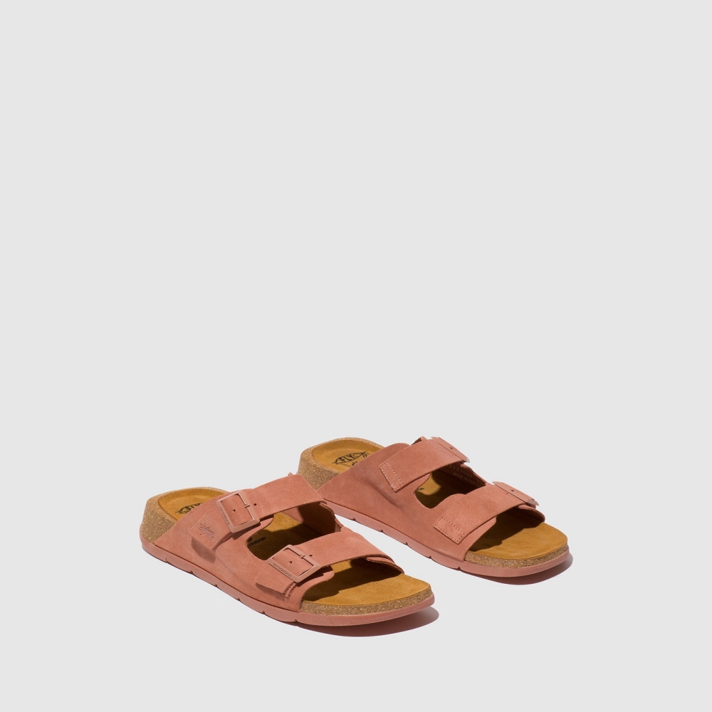 Rose Fly London Buckle Women's Sandals | USA74DKIV