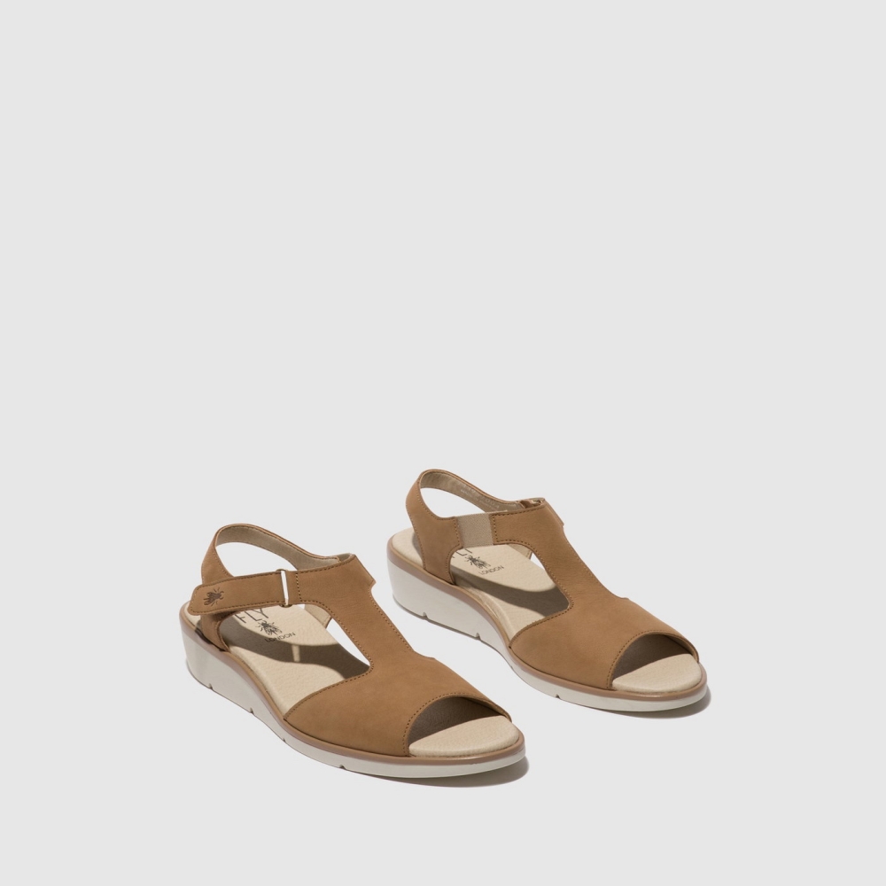 Sand Fly London T-Strap Women's Sandals | USA52FGQP