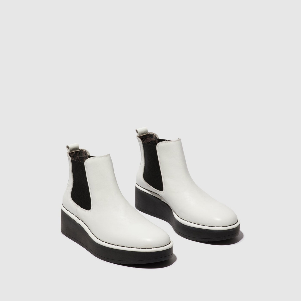 White Fly London Chelsea Women's Ankle Boots | USA87NWGP