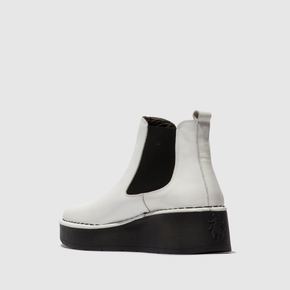 White Fly London Chelsea Women's Ankle Boots | USA87NWGP