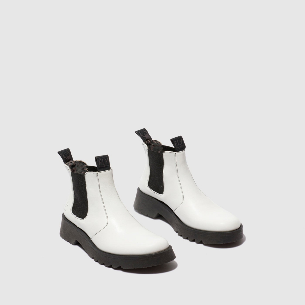 White Fly London Chelsea Women's Ankle Boots | USA97TMZG