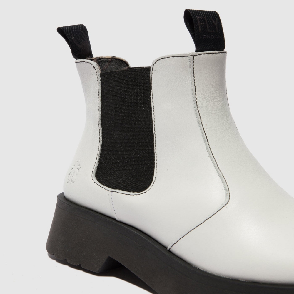 White Fly London Chelsea Women's Ankle Boots | USA97TMZG