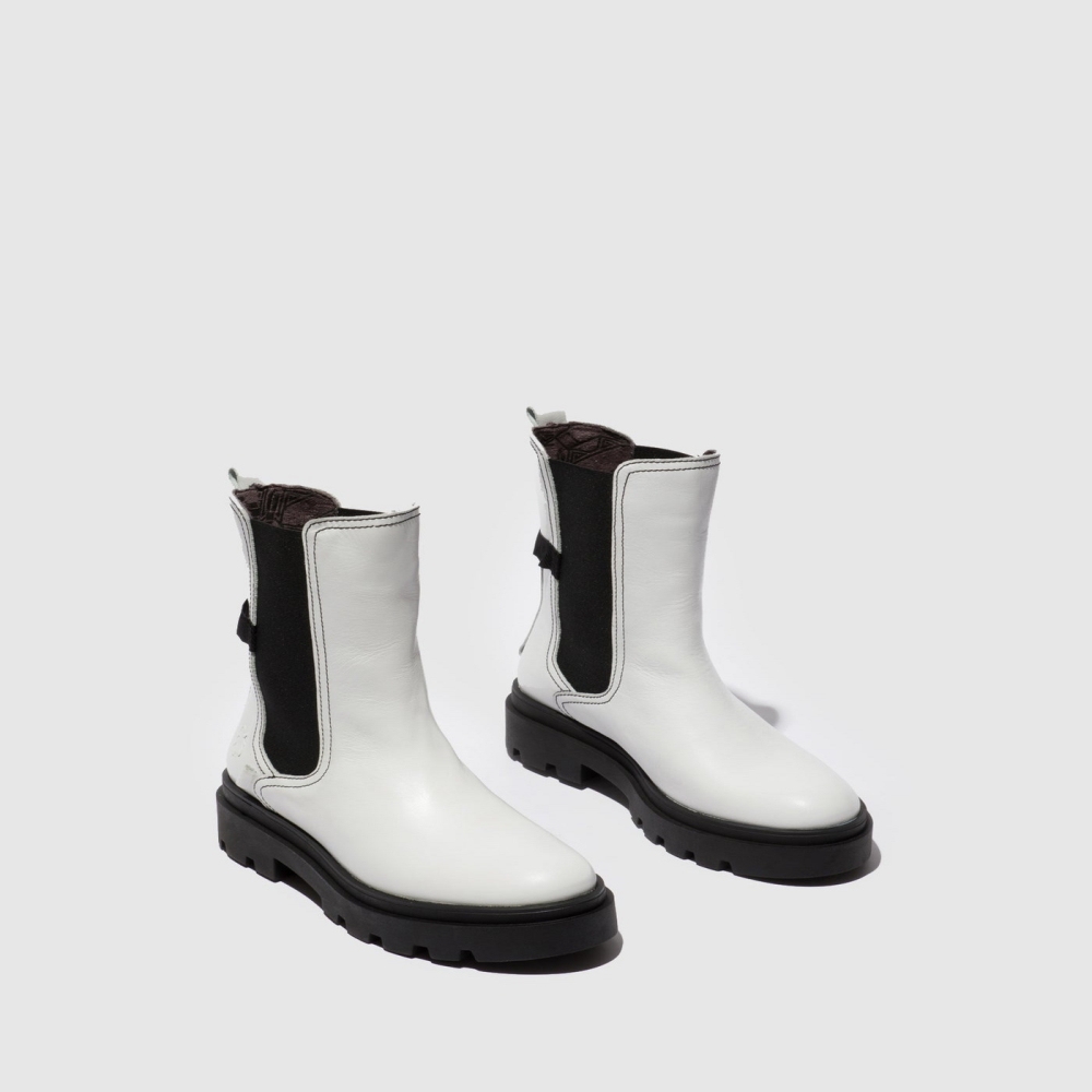 White Fly London Chelsea Women's Boots | USA50KSZU