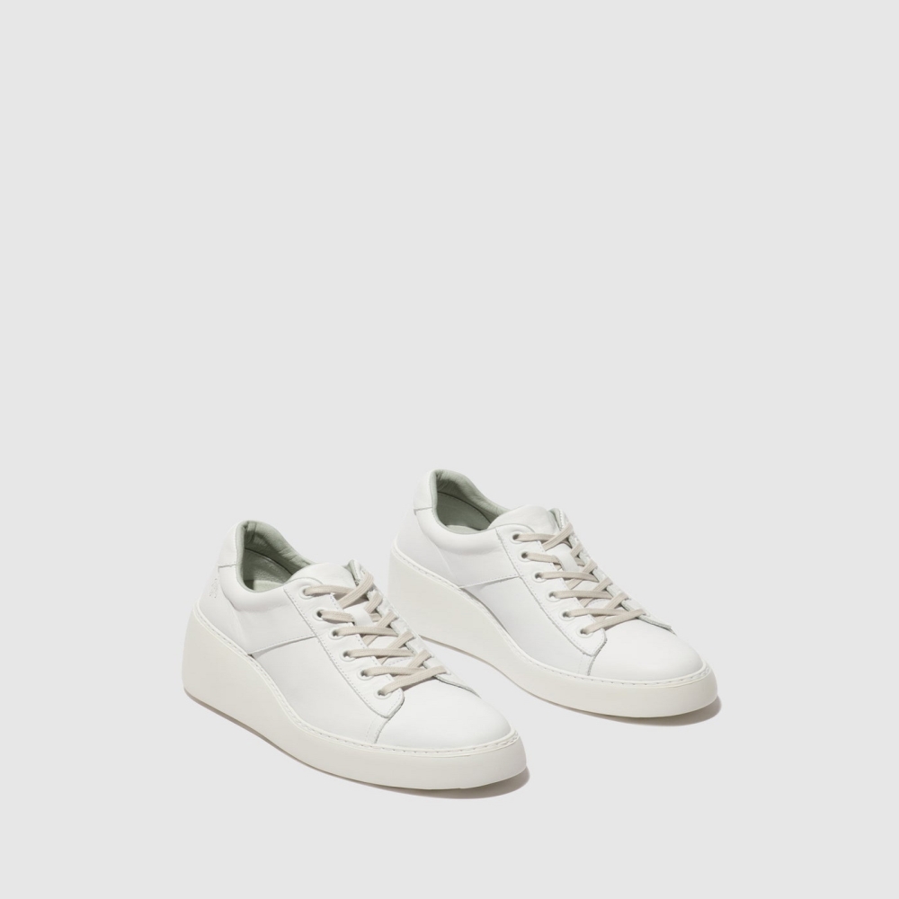 White Fly London Lace-up Men's Trainers | USA08FMNO