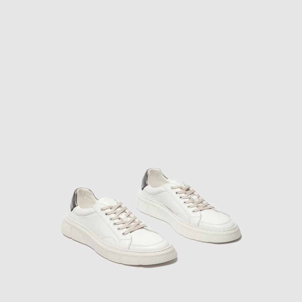 White Fly London Lace-up Women's Trainers | USA24QELG