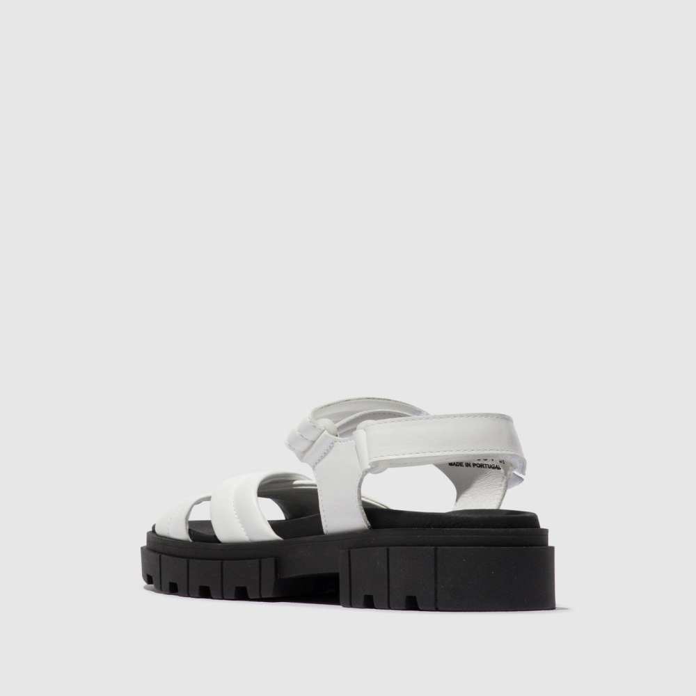 White Fly London Sling-Back Women's Sandals | USA75LJDO