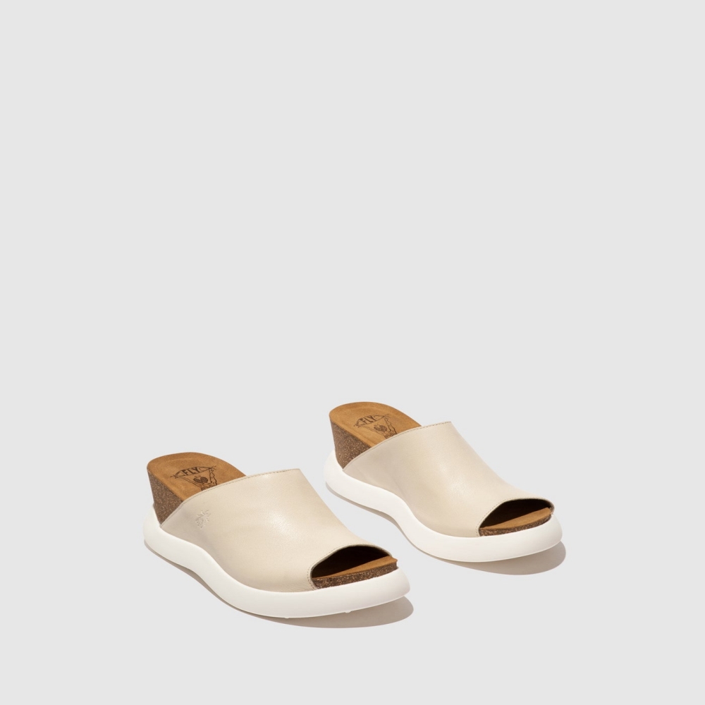 White Fly London Slip-on Women's Mules | USA38BDLM