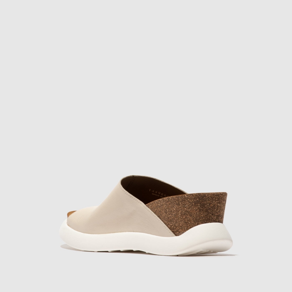 White Fly London Slip-on Women's Mules | USA38BDLM