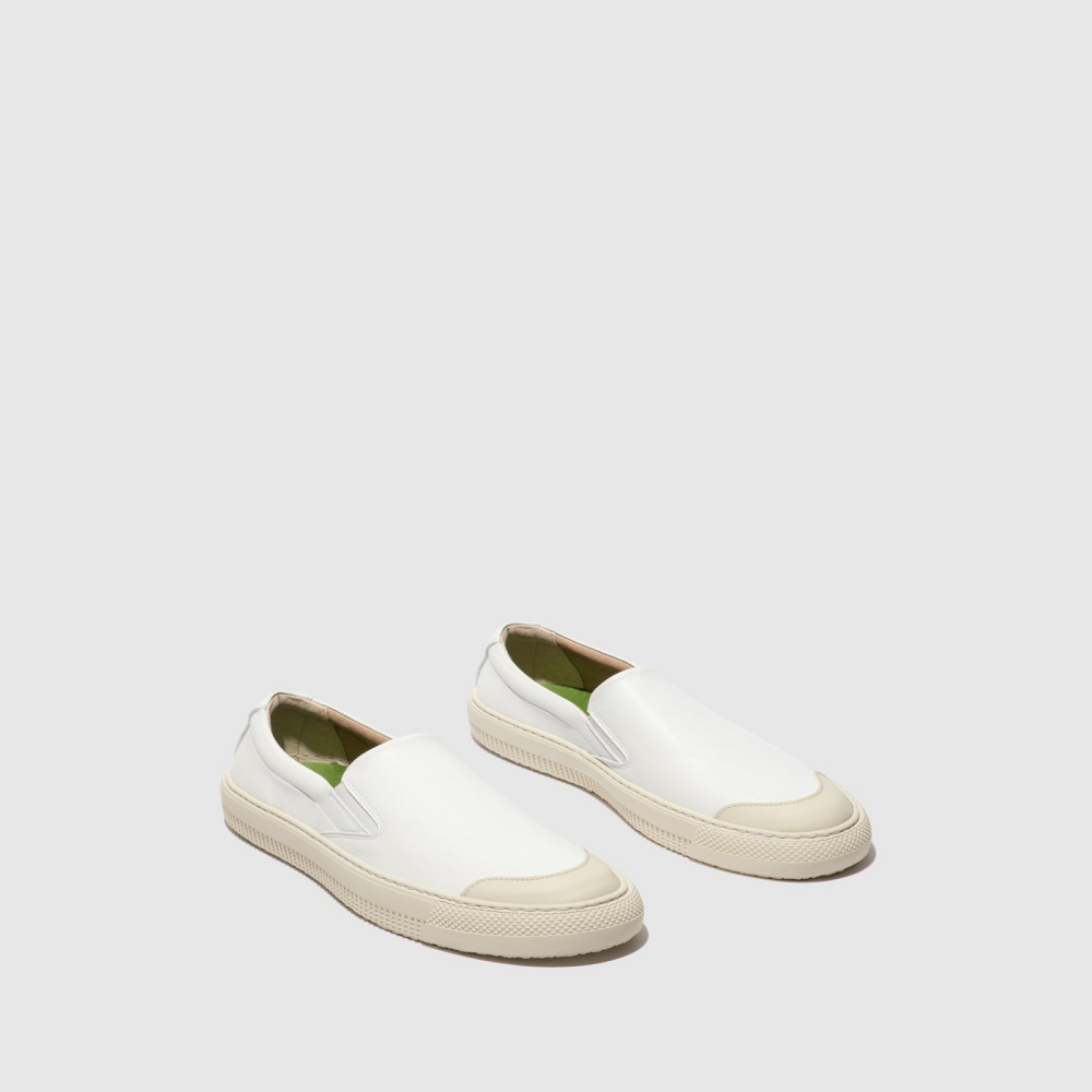 White Fly London Slip-on Women's Trainers | USA04QWYK