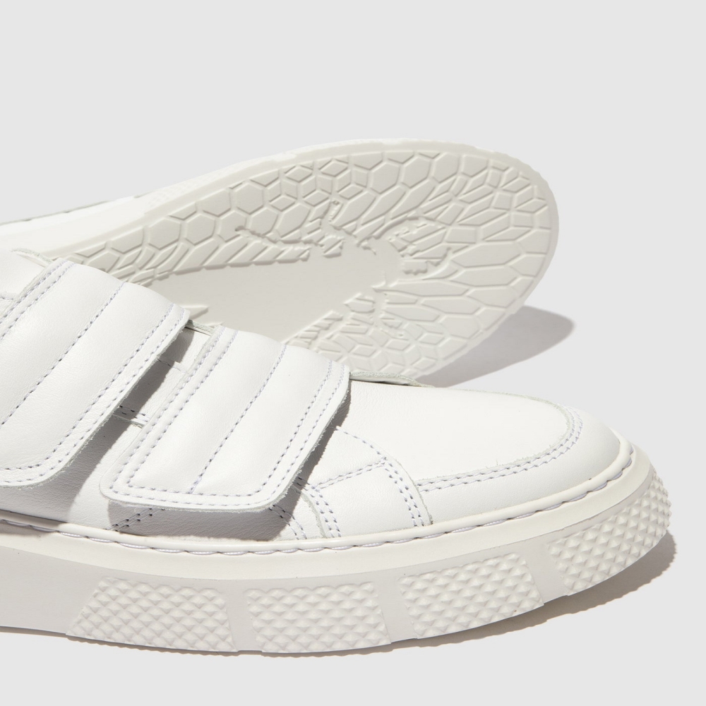 White Fly London Velcro Women's Trainers | USA52IAGX