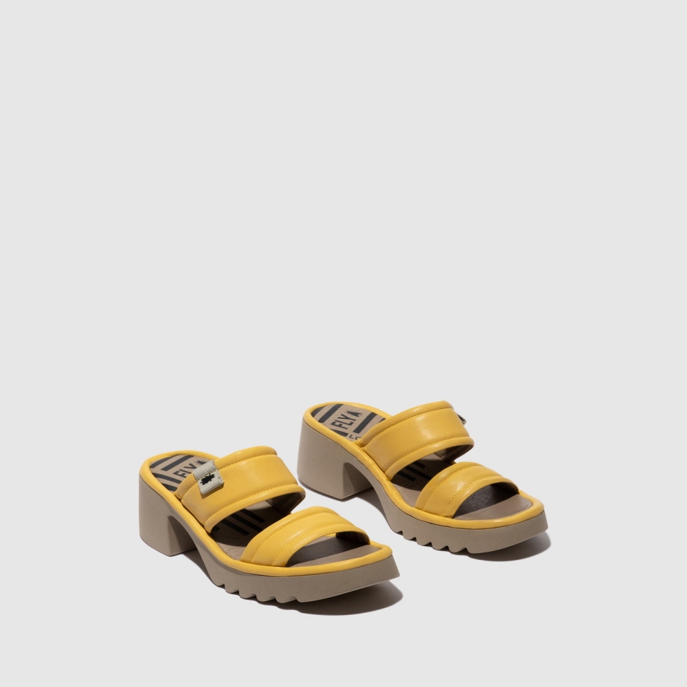 Yellow Fly London Slip-on Women's Mules | USA56OCYS